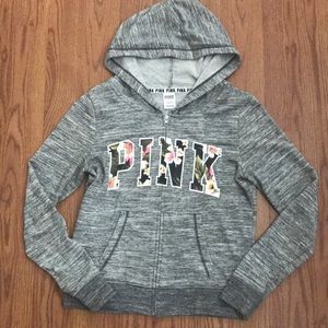 Victoria Secret PINK VS Zip Up Hoodie Hawaiian MED